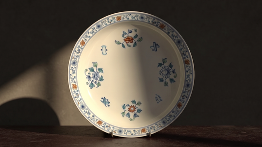 Introduce Ming Garden Series: Outlined in Blue, Flourished by Color