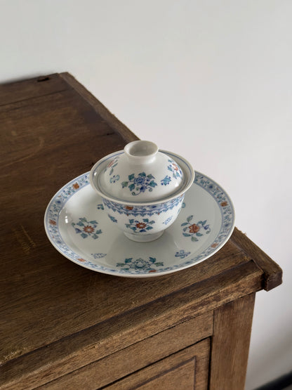 Ming Garden | Doucai-Inspired Gaiwan