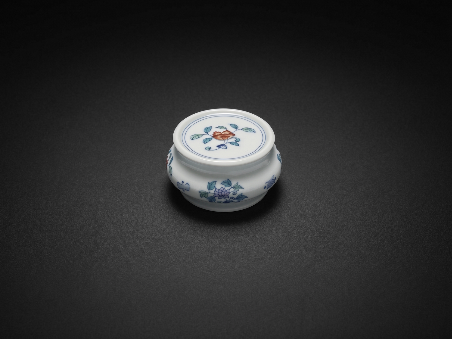 Ming Garden | Doucai-Inspired Gaiwan & Incense Set (Large)