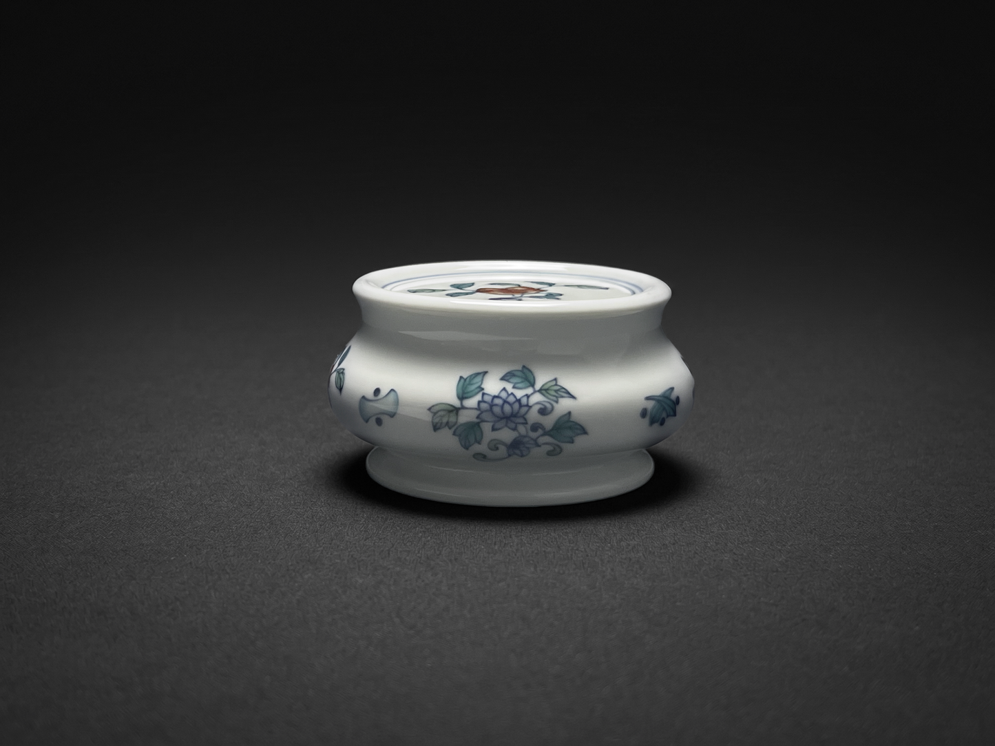 Ming Garden | Doucai-Inspired Gaiwan & Incense Set (Large)