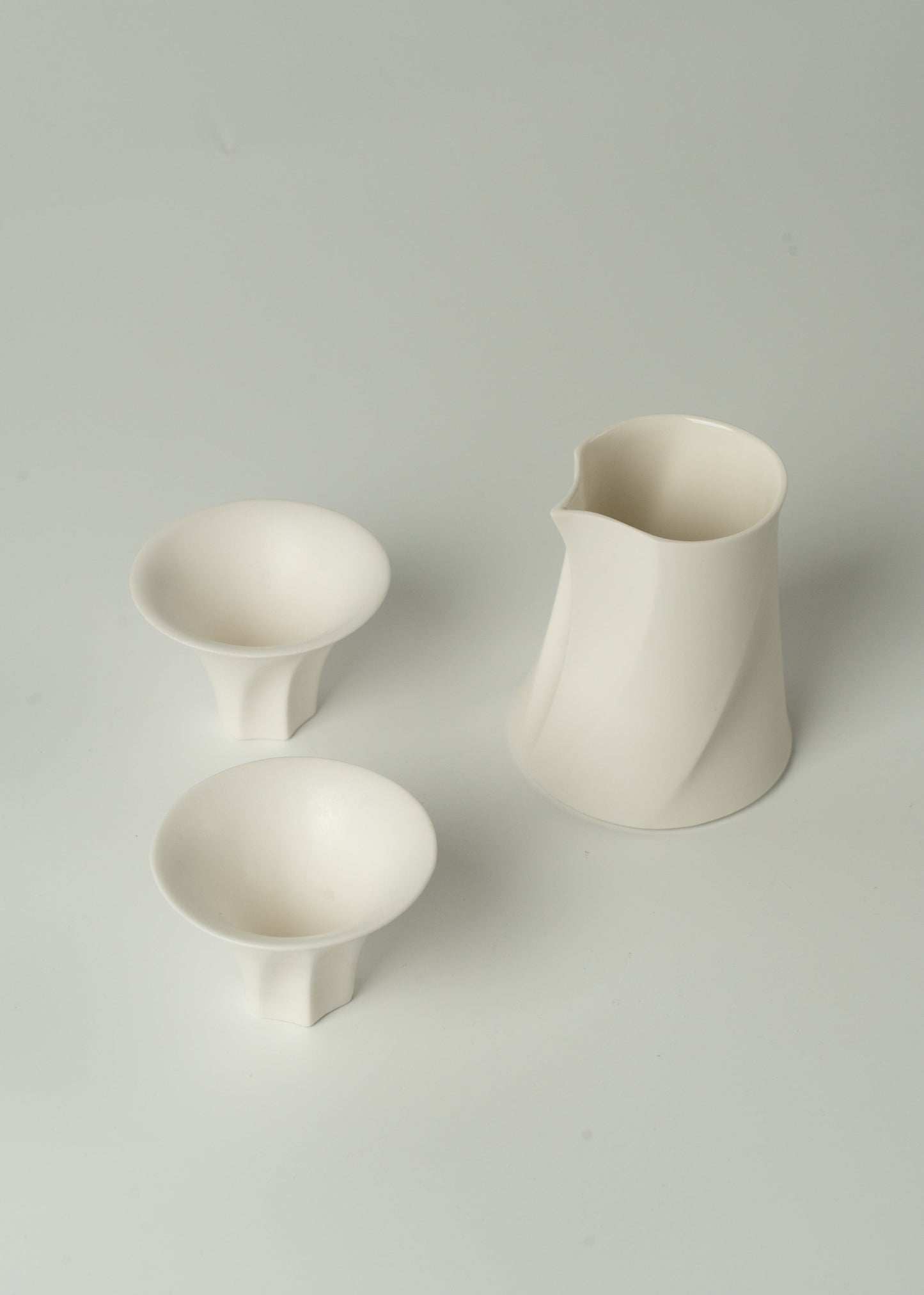 Micro Breeze | Paper White Fairness Cup & Teacup Set
