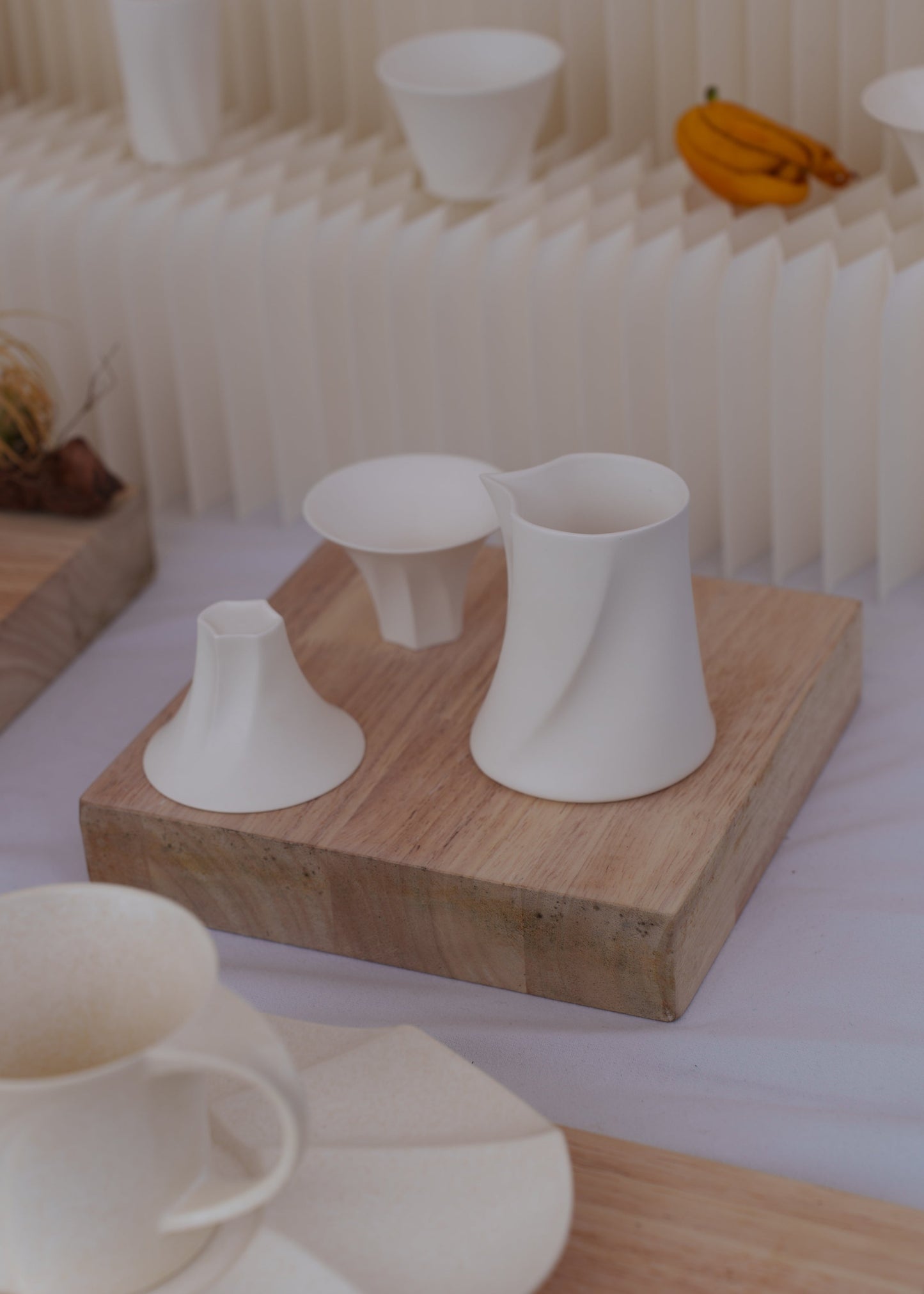 Micro Breeze | Paper White Fairness Cup & Teacup Set