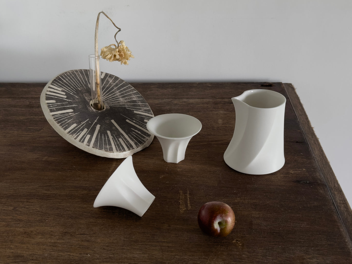 Micro Breeze | Paper White Fairness Cup & Teacup Set