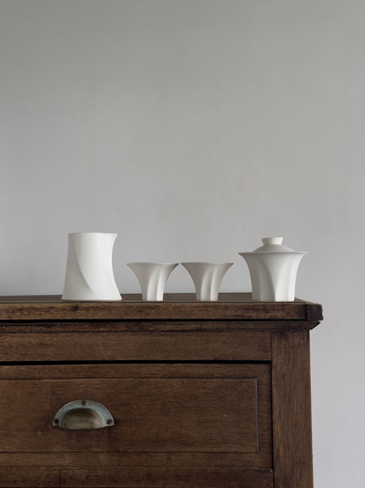 Micro Breeze | Paper White Tea Set (Gaiwan)