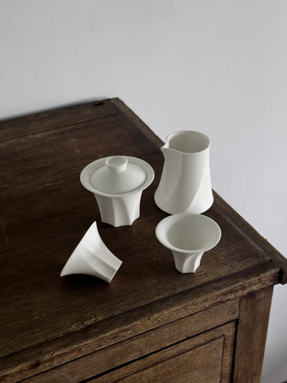 Micro Breeze | Paper White Tea Set (Gaiwan)