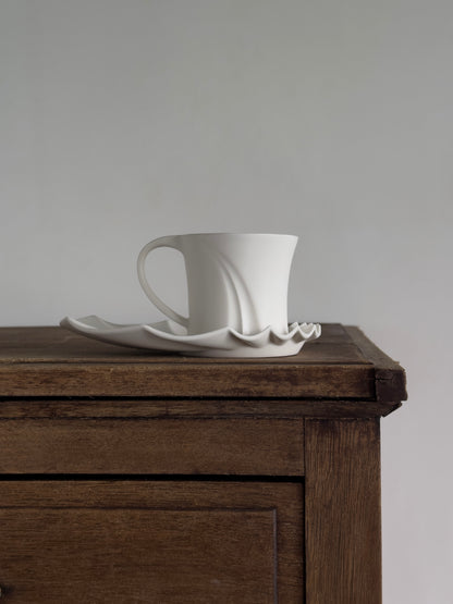 Micro Breeze | Paper White Coffee Cup